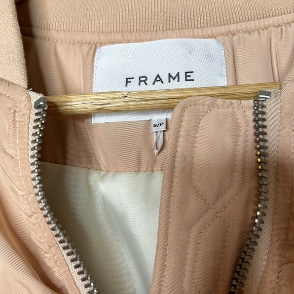 Frame Shirred Bomber Jacket - Picture 10 of 13